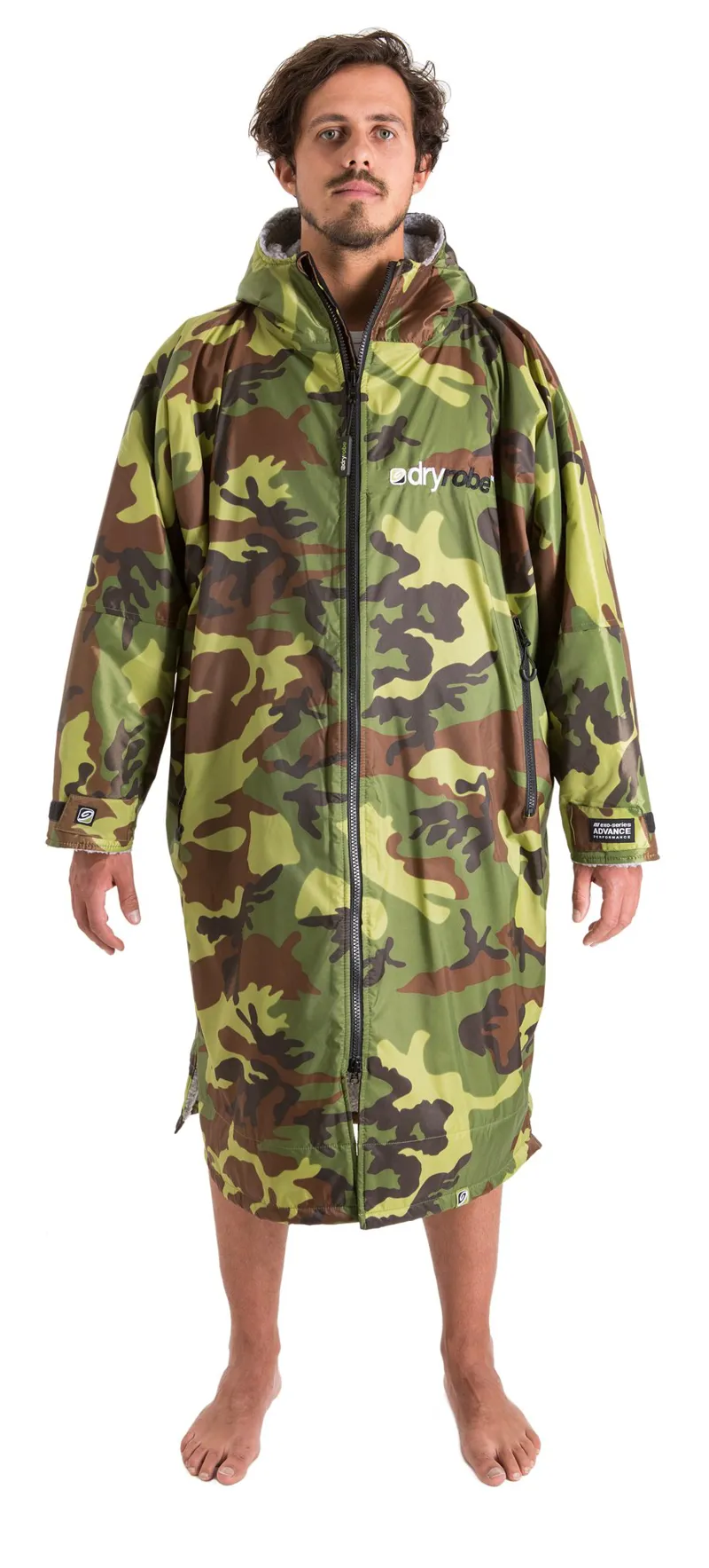 Dryrobe Long Sleeve Camo/Grey-5